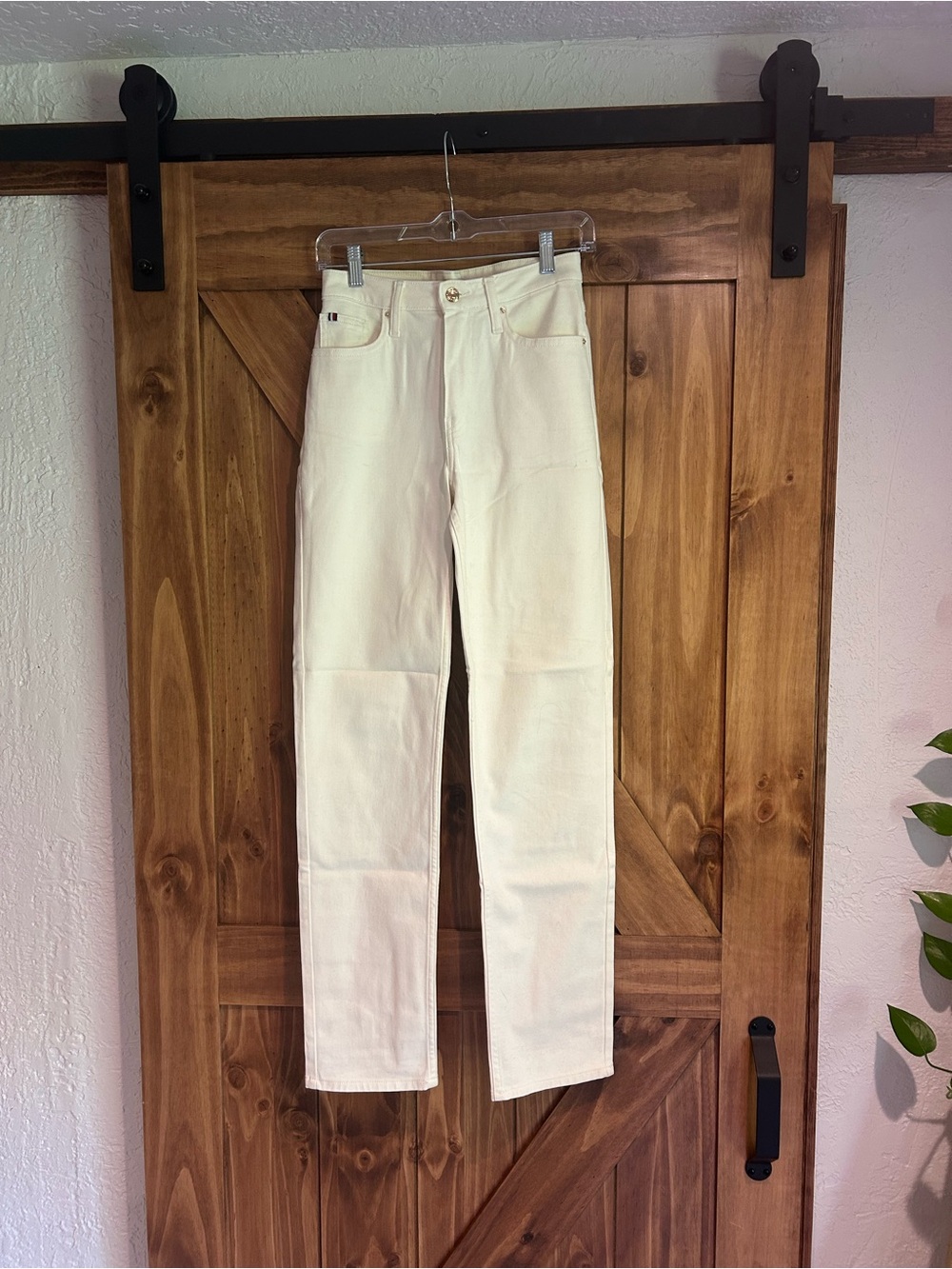 Tommy Hilfiger White Straight-Leg Jeans for Women